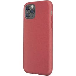 Hülle iPhone 11 Pro - Natürliches Material - Rot