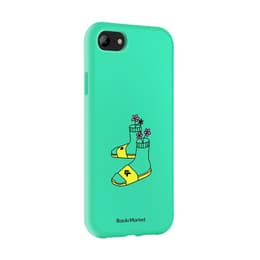 Back Market Hülle iPhone 7/8 und schutzfolie - Recycelter Kunststoff - Grün
