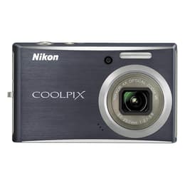 Kompakt Kamera Coolpix S610 - Schwarz/Grau + Nikon Nikkor 4x Optical Zoom VR 28-112mm f/2.7-5.8 f/2.7-5.8