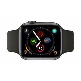 Apple Watch (Series 4) 2018 GPS 44 mm - Aluminium Space Grau - Sportarmband Schwarz