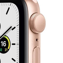Apple Watch (Series 5) 2019 GPS 40 mm - Aluminium Gold - Sportarmband Schwarz