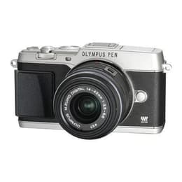 Hybrid-Kamera PEN E-P5 - Silber/Schwarz + Olympus M.Zuiko Digital ED EZ f/3.5-5.6