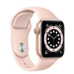 Apple Watch Series 6 (2020) GPS 40 mm - Aluminium Gold - Sportarmband Rosé