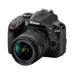 Spiegelreflexkamera D3400 - Schwarz + Nikon Nikon AF-P DX Nikkor 18-55 mm f/3.5-5.6G VR