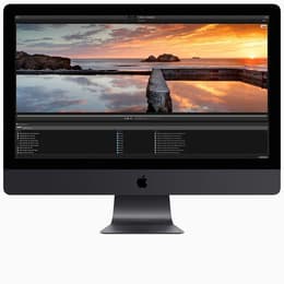 iMac Pro 27" 5K (Ende 2017) Xeon W 2,5 GHz - SSD 2 TB - 64GB QWERTY - Spanisch