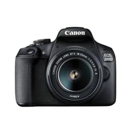 DSLR - Canon EOS 2000D - Schwarz + Canon EF-S 18-55mm f/3.5-5.6 IS II