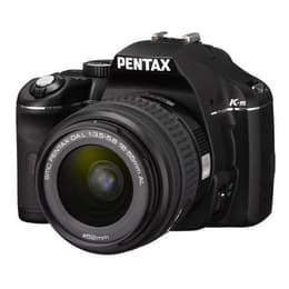 Reflex - Pentax K-m - Schwarz + Linse 18-55 mm
