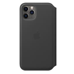 Apple-Folio Hülle iPhone 11 Pro - Leder Schwarz