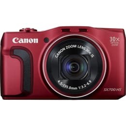 Kompakt Kamera PowerShot SX700 HS - Rot + Canon Zoom Lens 30X IS 4.5-135mm f/3.2-6.9 f/3.2-6.9