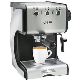 Espressomaschine Ohne Kapseln Ufesa CE7141 L - Grau/Schwarz