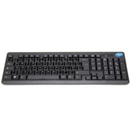 Simpletek Tastatur QWERTY Englisch (UK) Wireless Mouse + Keyboard with Stickers 1000 DPI 2.4G Nano reciever