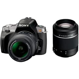 Spiegelreflex Alpha 230 - Schwarz + Sony DT 18-55mm f/3.5-5.6 SAM + DT 55-200mm f/4-5,6 SAM f/3.5-5.6 + f/4-5.6