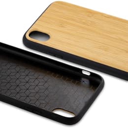 Hülle iPhone XR und schutzfolie - Holz - Holzfarben