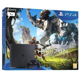 PlayStation 4 Slim 1000GB - Schwarz + Horizon Zero Dawn