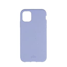Hülle iPhone 11 - Natürliches Material - Lavendel