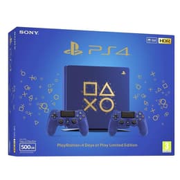 PlayStation 4 Slim Limitierte Auflage Days of Play Blue