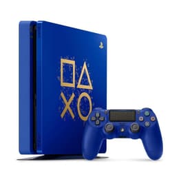 PlayStation 4 Slim Limitierte Auflage Days of Play Blue