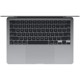 MacBook Air 13" (2024) - Apple M3 mit 8‑Core CPU und 8-core GPU - 8GB RAM - SSD 256GB - QWERTY - Englisch