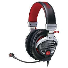 Audio-Technica ATH-PDG1 Kopfhörer Noise cancelling gaming verdrahtet mit Mikrofon - Schwarz/Rot
