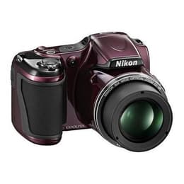 Kompakt Bridge Kamera Coolpix L820 - Mauve + Nikon Nikon Nikkor Wide Optical Zoom 23-675 mm f/3.0-5.8 ED VR f/3-5.8