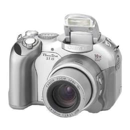 Kompakt Kamera PowershotS1 IS - Silber/Grau + Canon Canon Zoom Lens 38-380 mm f/2.8-3.1 f/2.8-3.1