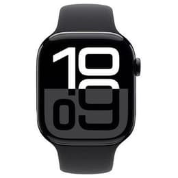 Apple Watch Series 10 (2024) GPS + Cellular 46 mm - Aluminium Schwarz - Sportarmband Schwarz