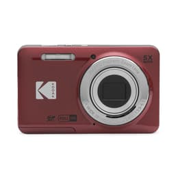 Kompakt - Kodak PixPro FZ55 Rot + Objektivö Kodak Zoom Optique 5X 28-140mm f//2.3