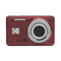 Kompakt Kamera PixPro FZ55 - Rot + Kodak Zoom Optique 5X 28-140mm f//2.3 f//2.3