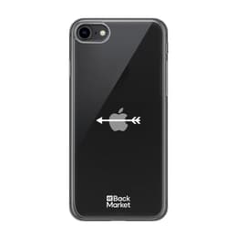 Back Market Hülle iPhone 7/8/SE 2020/2022 und schutzfolie - 60 % Recycelter Kunststoff - Transparent