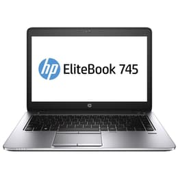 Hp EliteBook 745 G2 14" A10 2.1 GHz - SSD 128 GB - 8GB QWERTY - Englisch