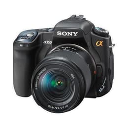 Spiegelreflexkamera DSLR-A350 - Schwarz + Sony Sony DT 18-55mm f/3.5-5.6 f/3.5-5.6