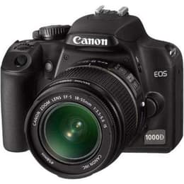 Reflex Canon EOS 1000D - Schwarz+ Objektiv Canon EF 35-80mm f/4-5.6 III