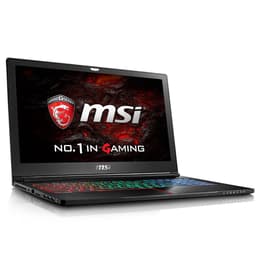 MSI GS63VR 6RF Stealth Pro 15" Core i7 2.6 GHz - SSD 256 GB + HDD 1 TB - 16GB - NVIDIA GeForce GTX 1060 AZERTY - Französisch