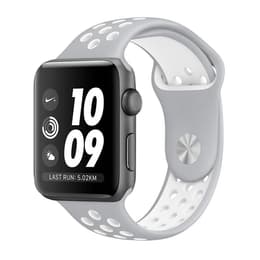 Apple Watch (Series 3) 2017 GPS 38 mm - Aluminium Space Grau - Nike Sportarmband