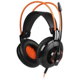Somic G925 Kopfhörer Noise cancelling gaming verdrahtet mit Mikrofon - Schwarz/Orange