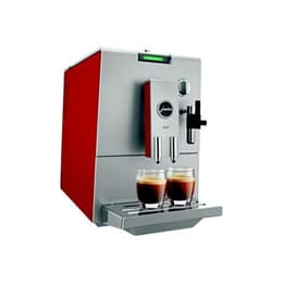 Kaffeemaschine mit Mühle Jura ENA 7 L - Silber/Rot