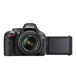 Spiegelreflexkamera - Nikon D5200 Schwarz + Objektivö AF-S DX Nikkor18-55mm f/3.5-5.6G ED II + AF-S DX VR 55-200 mm f/4-5.6 G IF ED