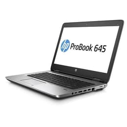 HP ProBook 645 G2 14" A8 1.6 GHz - SSD 128 GB - 8GB AZERTY - Französisch