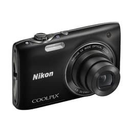 Kompaktkamera - Nikon Coolpix S3100 - Schwarz