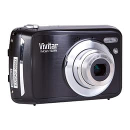 Kompakt Kamera ViviCam T324N - Schwarz + Vivitar 3X Optical Zoom Lens f/2.8-4.8