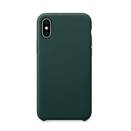 Hülle iPhone X/XS - Silikon - Grün