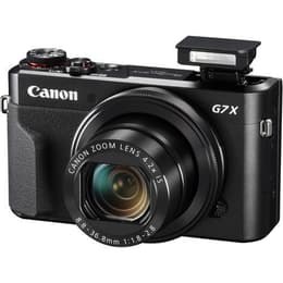 Kompakt - Canon PowerShot G7 X Mark II Schwarz Objektiv Canon Zoom Lens 4.2X IS 8.8-36.8mm f/1.8 -2.8