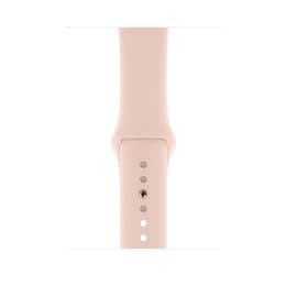 Apple Watch (Series 4) 2018 GPS 40 mm - Aluminium Silber - Sportarmband Rosa