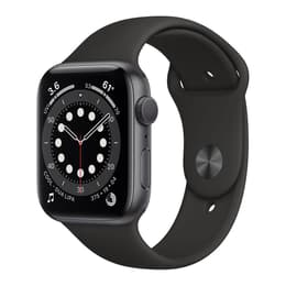 Apple Watch (Series 6) 2020 GPS 40 mm - Aluminium Space Grau - Sportarmband Schwarz