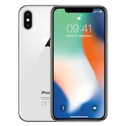 iPhone X mit brandneuem Akku 256 GB - Silber - Ohne Vertrag