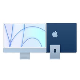 iMac 24" (Mitte-2021) M1 3,2 GHz - SSD 256 GB - 8GB QWERTY - Englisch (US)