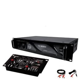 Ibiza Sound Amplificateur sono 2 x 500W MY DEEJAY AX-1000 MyDj + Table de mixage DJ21 4 voies 7 entrées + USB Verstärker