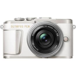 Hybrid-Kamera Pen E-PL9 - Weiß/Grau + Olympus M.Zuiko Digital 14-42mm f/3.5-5.6 II R f/3.5-5.6