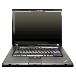 Lenovo ThinkPad T500 15" Core 2 2.2 GHz - SSD 128 GB - 4GB AZERTY - Französisch