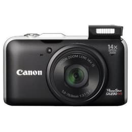 Kompakt Kamera Canon PowerShot SX230 HS - Schwarz/Silber